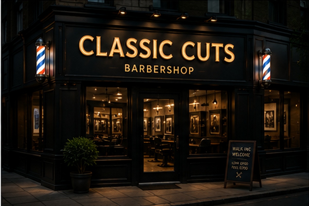 Classic Cuts Barbershop — Shop front